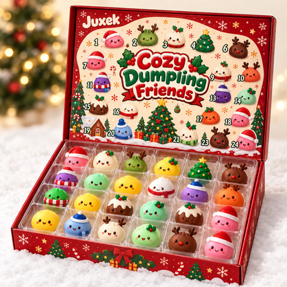 Juxek 24-Day Squishy Advent Calendar – Halloween & Christmas Surprise Countdown Box