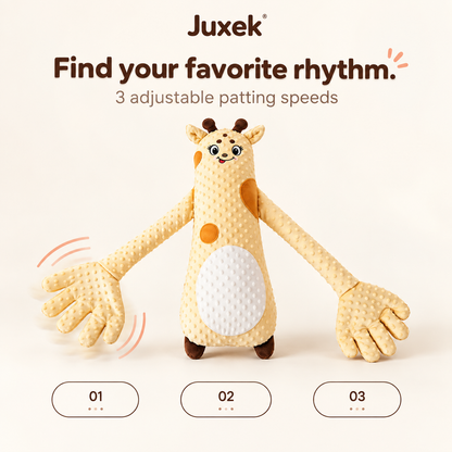 Juxek™ Giraffe Plush with Remote-Controlled Patting & 3 Adjustable Speeds