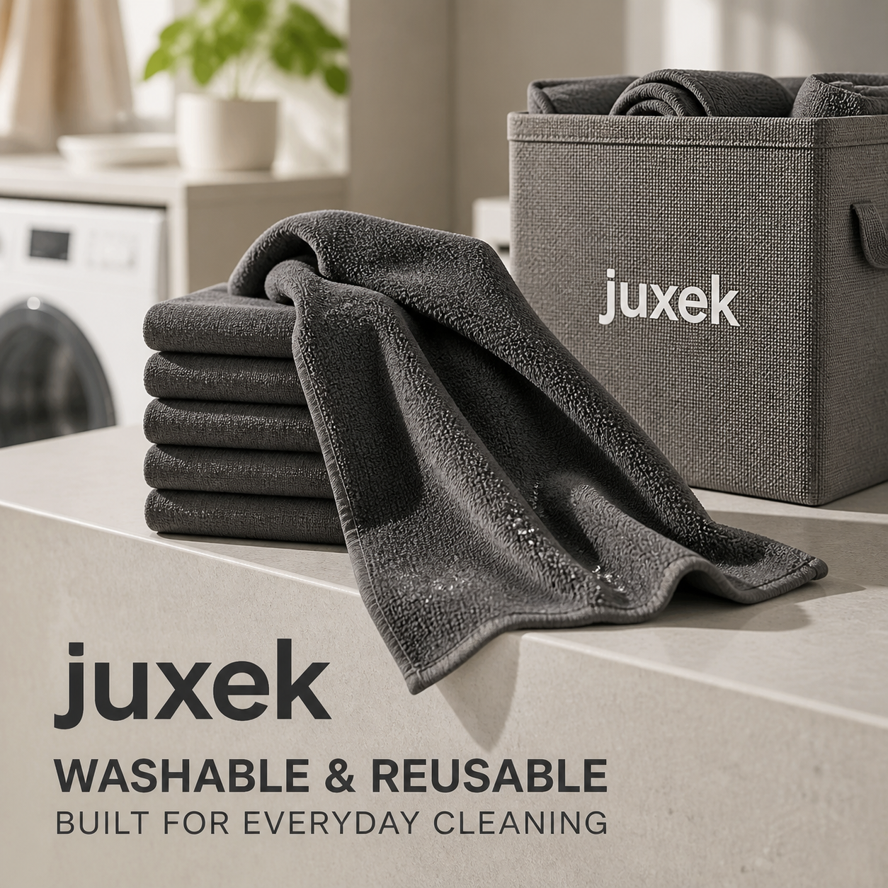 Reusable Microfiber Cleaning Cloths